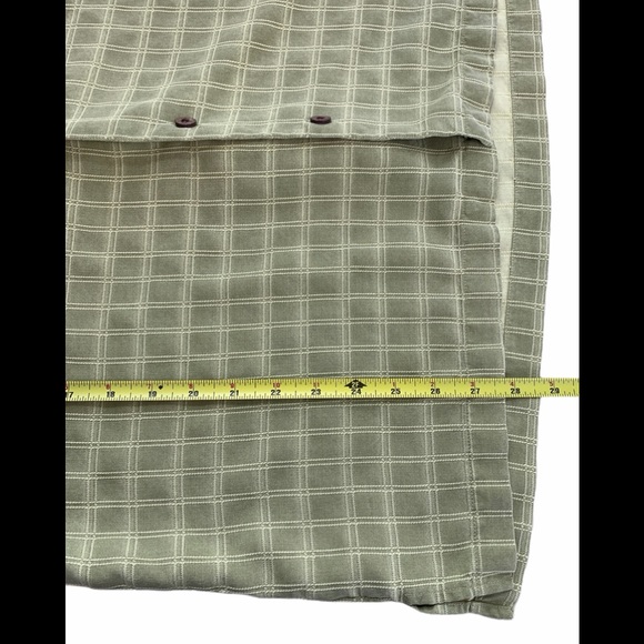 Tommy Bahama Men’s Large Hawaiian Shirt Green - Picture 11 of 12